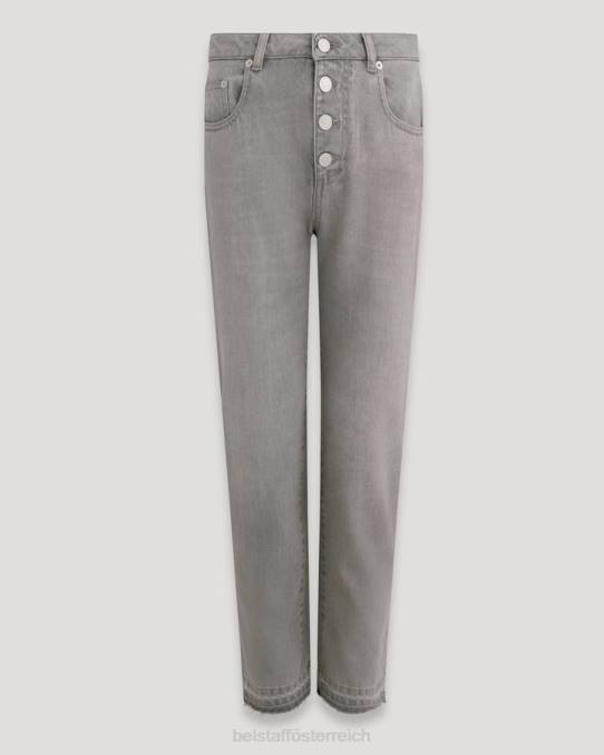 Belstaff Frauen Celest-Jeans PHND521 Kleidung gewaschener Denim silbergrau