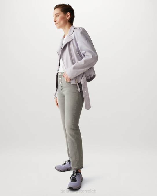 Belstaff Frauen Celest-Jeans PHND521 Kleidung gewaschener Denim silbergrau