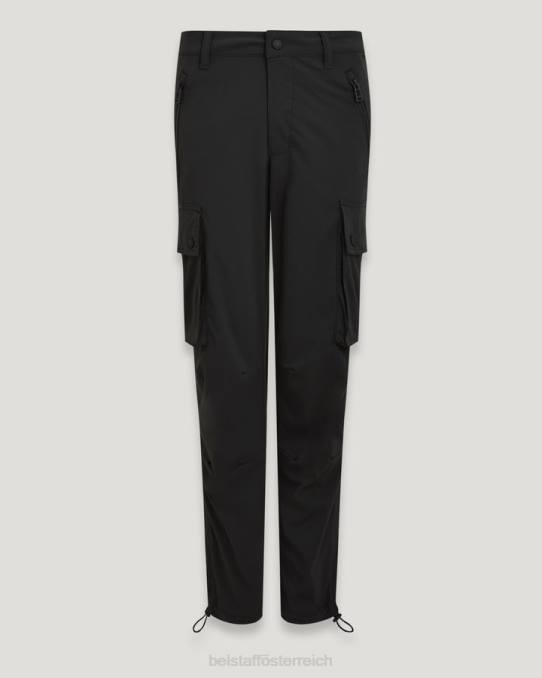 Belstaff Frauen Schlaghose PHND517 Kleidung Stretch-Nylon schwarz