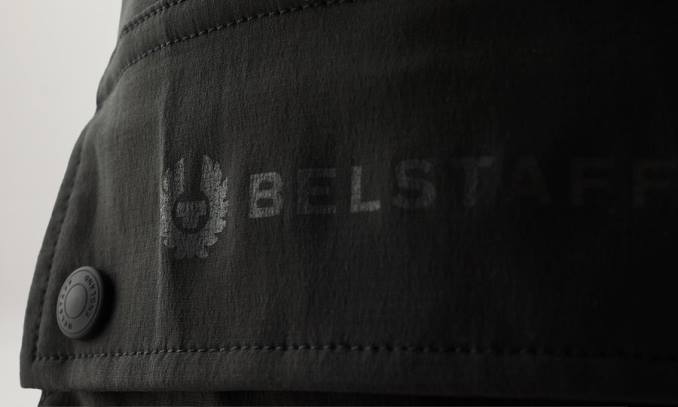 Belstaff Frauen Schlaghose PHND517 Kleidung Stretch-Nylon schwarz