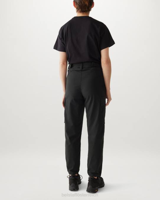 Belstaff Frauen Schlaghose PHND517 Kleidung Stretch-Nylon schwarz