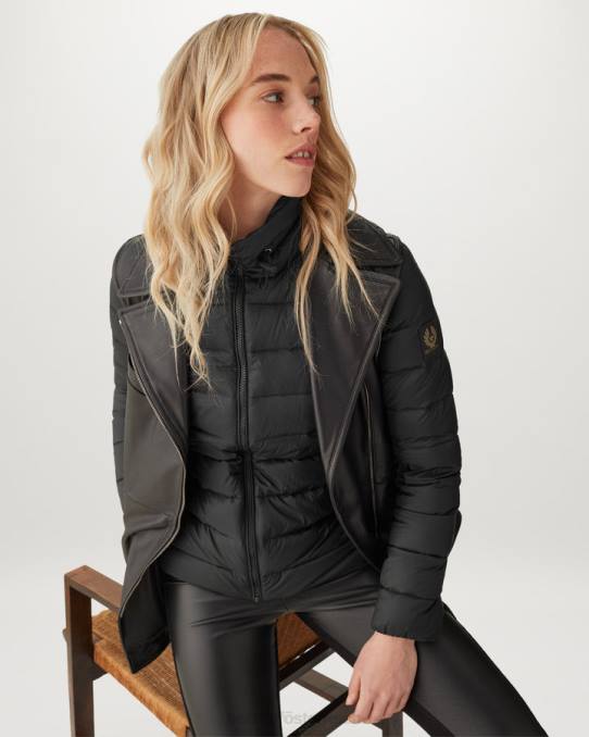 Belstaff Frauen Hebejacke PHND486 Kleidung Daunengefülltes Nylon schwarz
