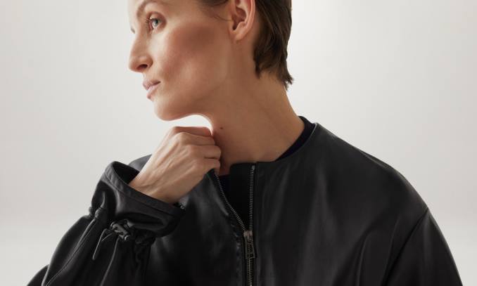 Belstaff Frauen Asteroidenjacke PHND469 Kleidung Plonge Nappa schwarz
