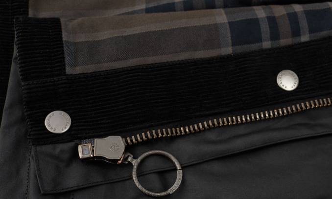 Belstaff Frauen Edition Weste PHND493 Kleidung gewachste Baumwolle schwarz