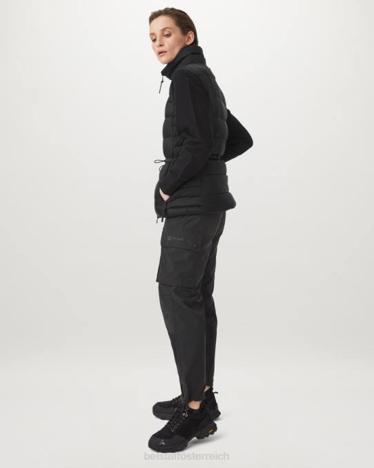 Belstaff Frauen Fluchtweste PHND491 Kleidung Daunengefülltes Nylon schwarz