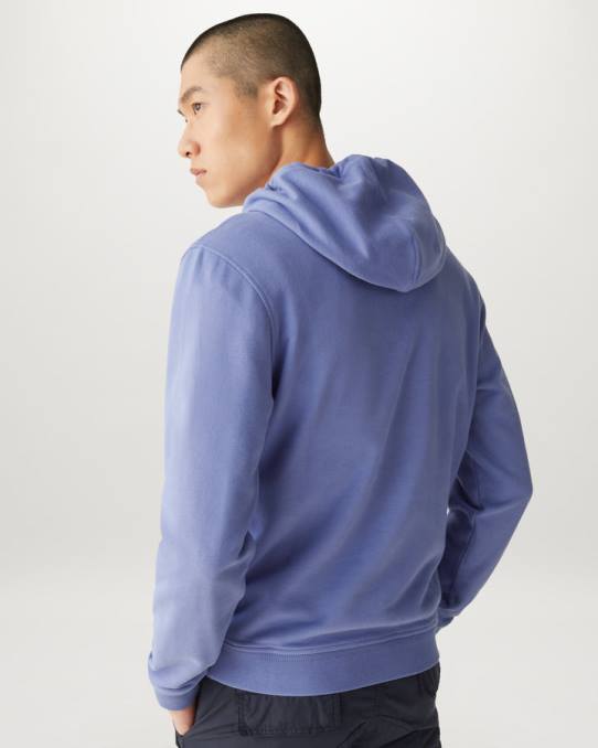 Belstaff Männer Kapuzenpullover PHND242 Kleidung Baumwollvlies lila