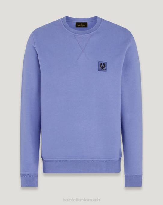Belstaff Männer Sweatshirt PHND238 Kleidung Baumwollvlies lila