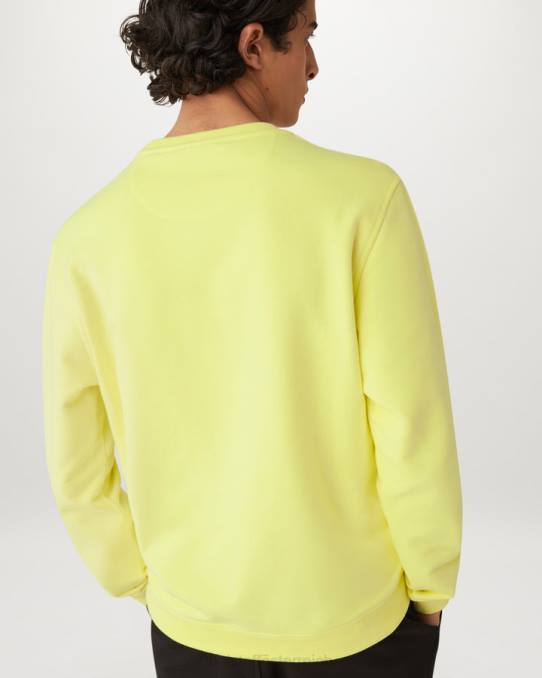 Belstaff Männer Sweatshirt PHND240 Kleidung Baumwollvlies zitronengelb