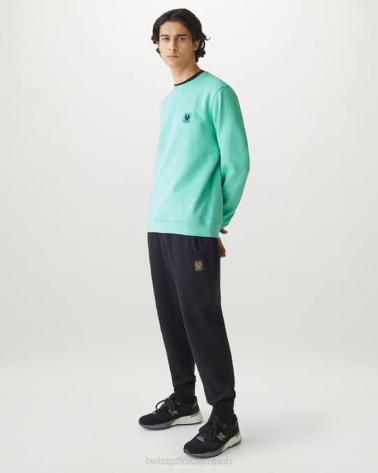 Belstaff Männer Sweatshirt PHND244 Kleidung Baumwollvlies ozeangrün