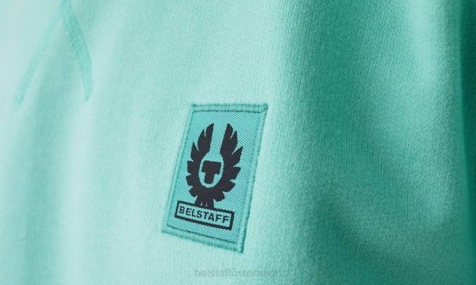Belstaff Männer Sweatshirt PHND244 Kleidung Baumwollvlies ozeangrün