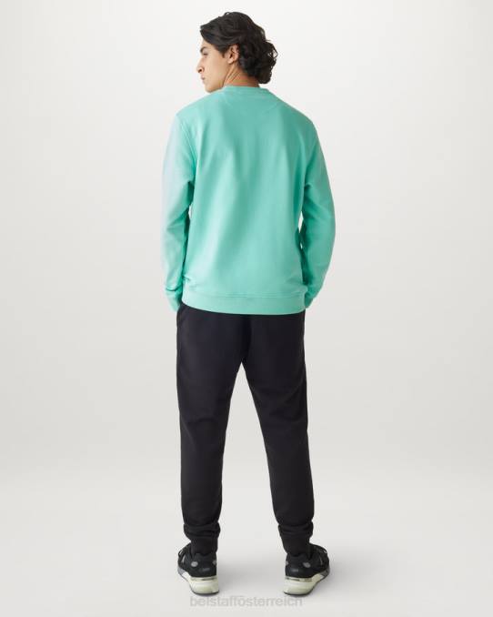 Belstaff Männer Sweatshirt PHND244 Kleidung Baumwollvlies ozeangrün