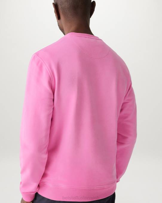 Belstaff Männer Sweatshirt PHND245 Kleidung Baumwollvlies quarzrosa