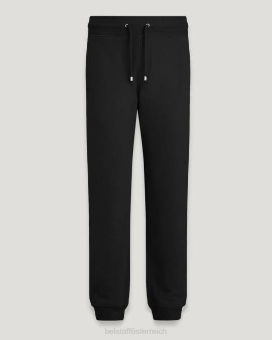 Belstaff Männer Jogginghose PHND319 Kleidung Baumwollvlies schwarz