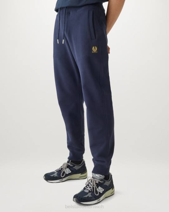 Belstaff Männer Jogginghose PHND320 Kleidung Baumwollvlies, dunkle Tinte