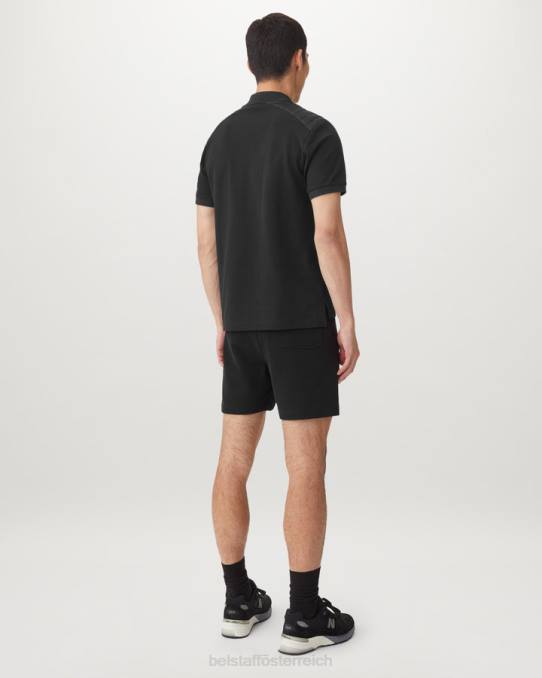 Belstaff Männer Sweatshorts PHND314 Kleidung Baumwollvlies schwarz