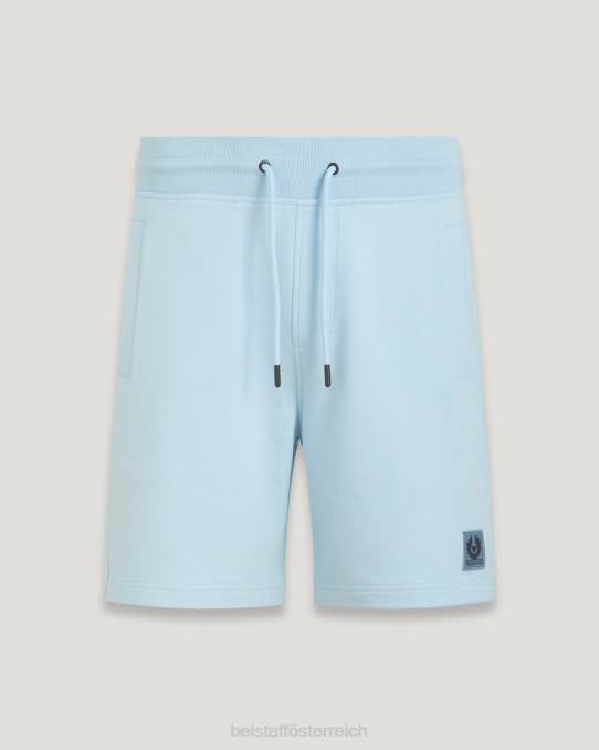Belstaff Männer Sweatshorts PHND331 Kleidung Baumwollvlies himmelblau