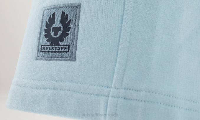 Belstaff Männer Sweatshorts PHND331 Kleidung Baumwollvlies himmelblau