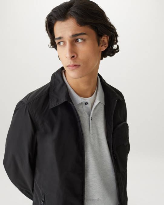 Belstaff Männer Polo PHND198 Kleidung Baumwollpiqué altsilber meliert