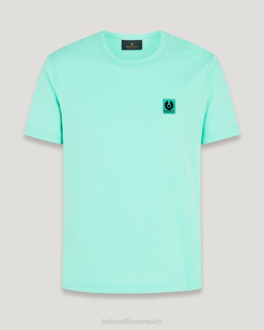 Belstaff Männer T-Shirt PHND164 Kleidung Baumwolljersey ozeangrün
