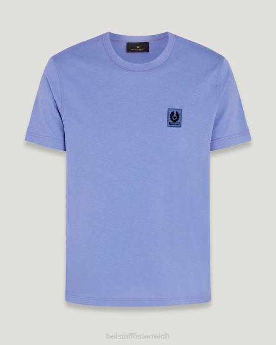 Belstaff Männer T-Shirt PHND173 Kleidung Baumwolljersey lila