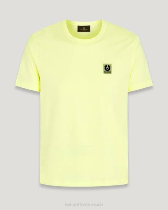 Belstaff Männer T-Shirt PHND174 Kleidung Baumwolljersey zitronengelb