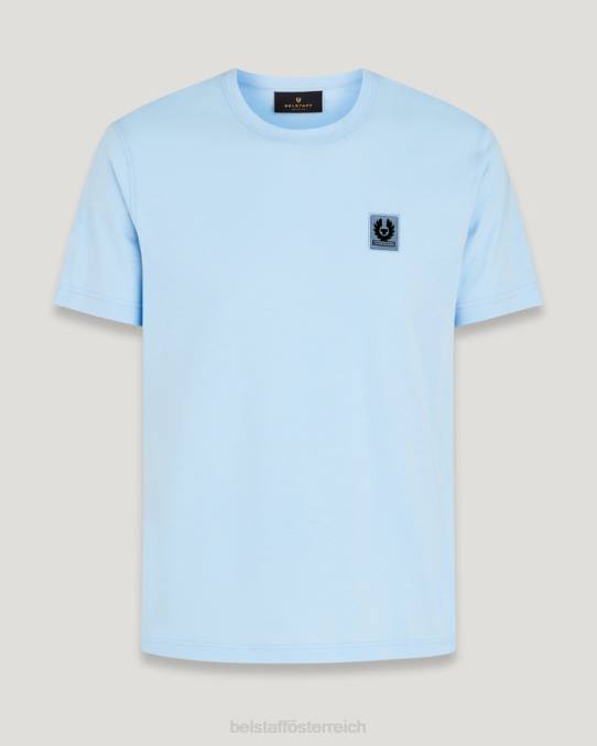 Belstaff Männer T-Shirt PHND179 Kleidung Baumwolljersey himmelblau