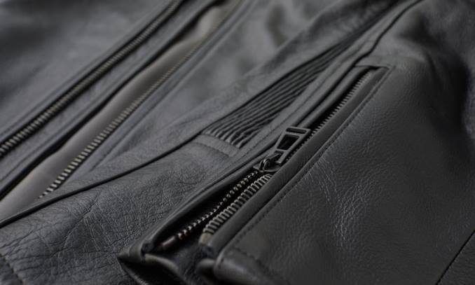 Belstaff Männer Pearson-Jacke PHND15 Kleidung Narbenleder schwarz