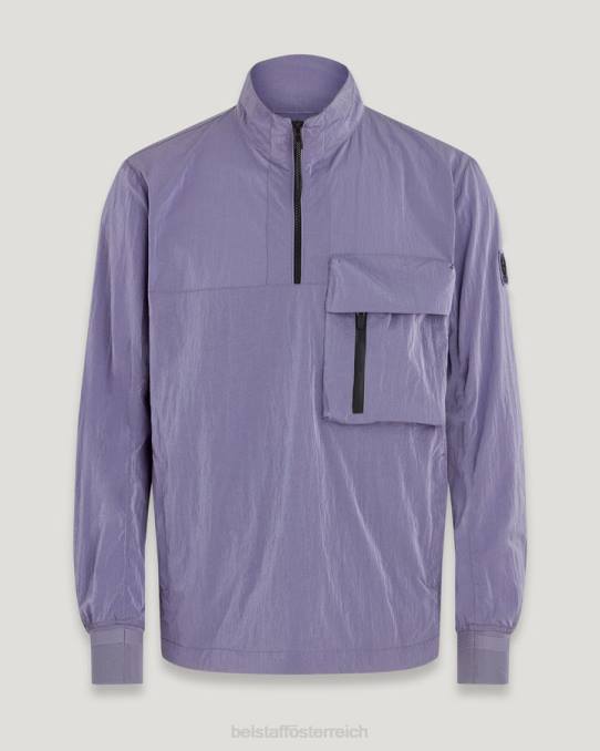 Belstaff Männer Rampenjacke PHND74 Kleidung schimmerndes Muschelviolett