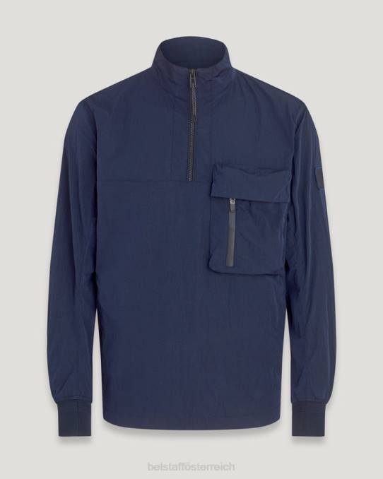 Belstaff Männer Rampenjacke PHND80 Kleidung Schimmernde Muschel, dunkle Tinte