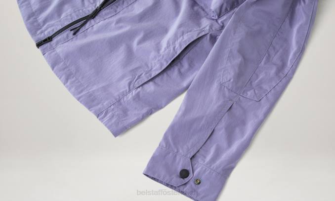 Belstaff Männer Rift-Überhemd PHND82 Kleidung schimmerndes Muschelviolett