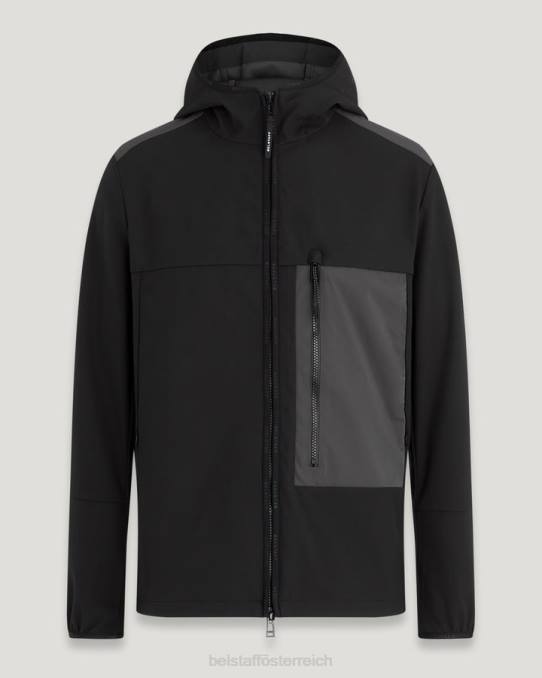 Belstaff Männer Schlagjacke PHND70 Kleidung Softshell schwarz