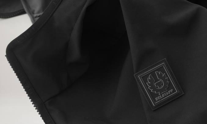 Belstaff Männer Schlagjacke PHND70 Kleidung Softshell schwarz