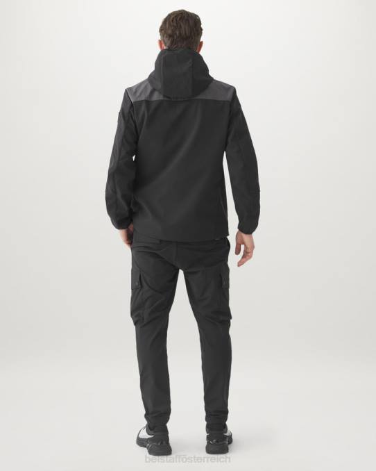 Belstaff Männer Schlagjacke PHND70 Kleidung Softshell schwarz
