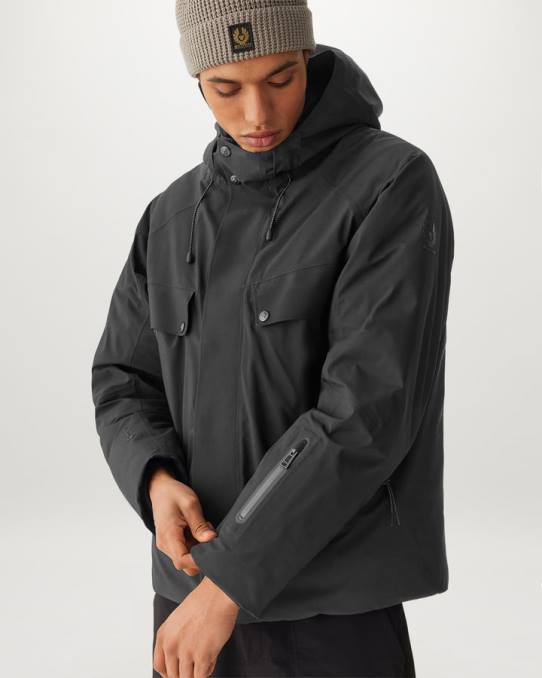 Belstaff Männer Astraljacke PHND117 Kleidung tex schwarz