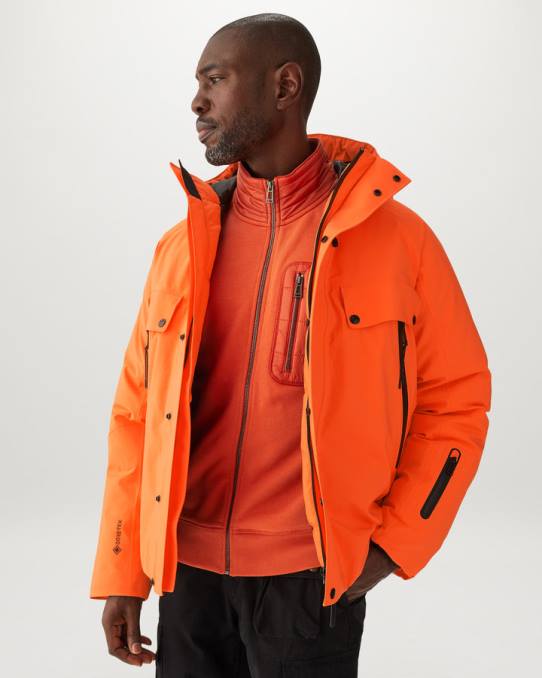 Belstaff Männer Astraljacke PHND121 Kleidung tex signalorange