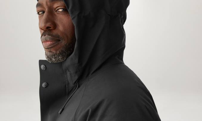 Belstaff Männer Höhenparka PHND122 Kleidung tex schwarz