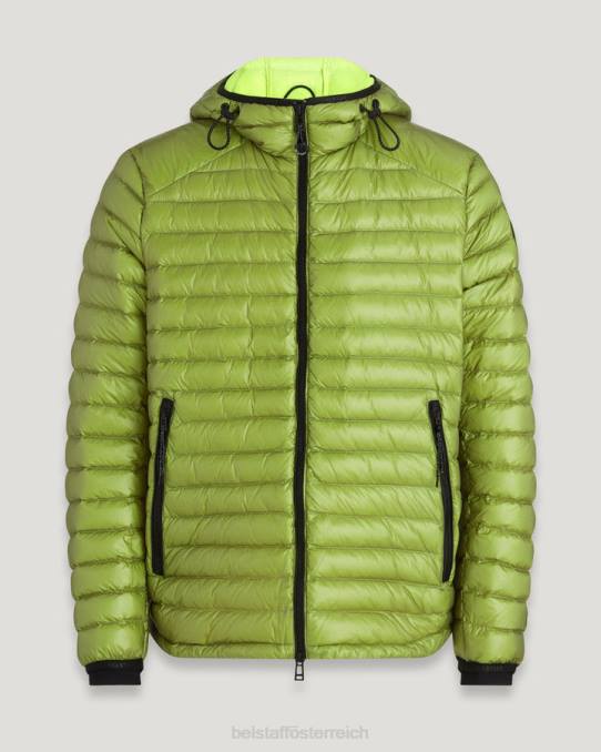 Belstaff Männer Fluggeschwindigkeitsjacke PHND47 Kleidung Ultraleichte Daune in Neongelb