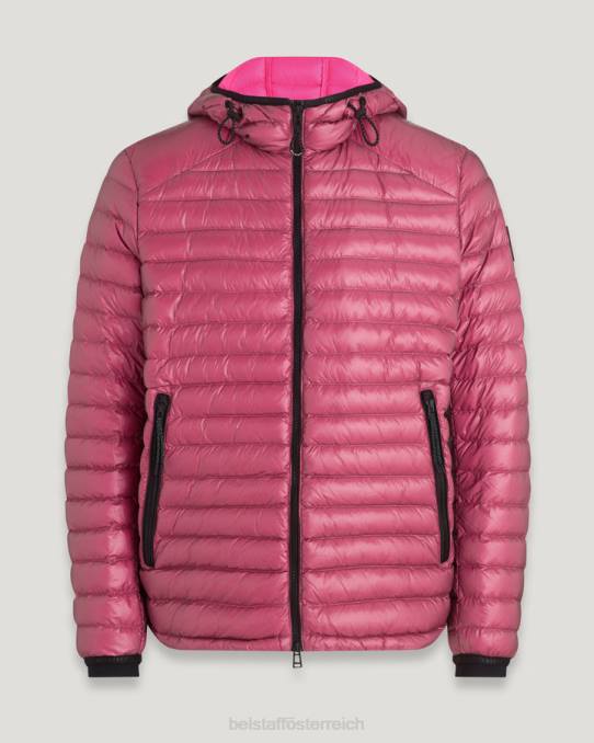 Belstaff Männer Fluggeschwindigkeitsjacke PHND49 Kleidung Ultraleichte Daune in Neonrosa