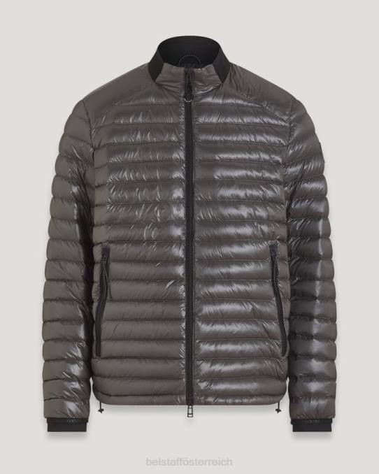 Belstaff Männer Flugzeugzellenjacke PHND44 Kleidung Ultraleichte Daune in Schwarz