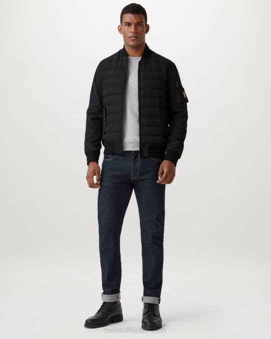 Belstaff Männer Manteljacke PHND55 Kleidung Softshell-Hybrid schwarz