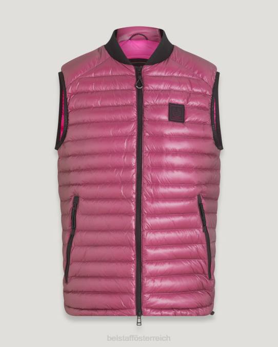Belstaff Männer Flugzeugweste PHND109 Kleidung Ultraleichte Daune in Neonrosa