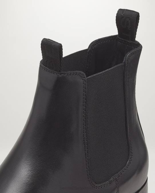 Belstaff Männer Longton Chelsea-Stiefel PHND348 Schuh Schwarz