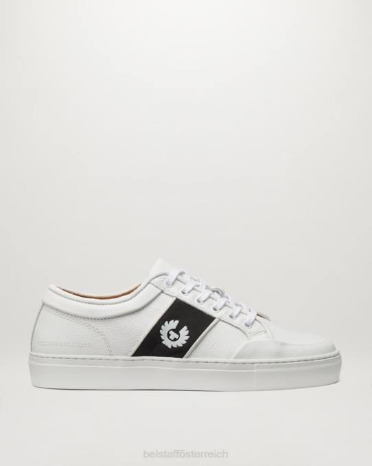 Belstaff Männer Phoenix Low-Top-Sneaker PHND354 Schuh Weiß